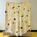 Super weicher Flanell Fleece Burrito Tortilla Pizza Decke